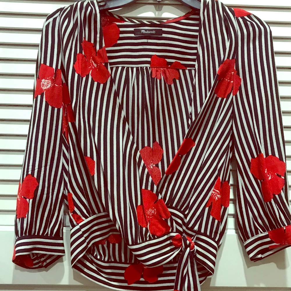 Madewell Wrap blouse